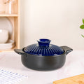 Lumea Japanese Style Earthenware Clay Cooking Pot 1600ml Nestasia