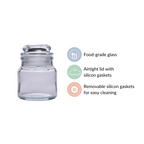 Airtight Mini Spice Jars Set Of 12 100ml Nestasia