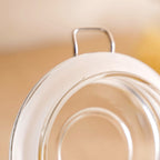 Set Of 4 Glass Storage Kitchen Jars With Clip Lids 500ml Nestasia