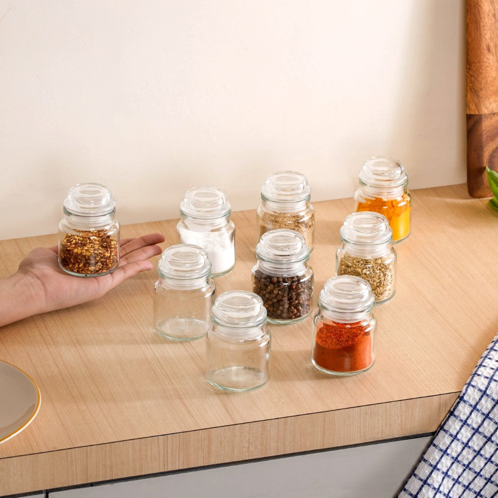 Airtight Mini Spice Jars Set Of 12 100ml Nestasia