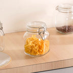 Airtight Glass Jars With Clip Lids Set Of 4 1000ml Nestasia
