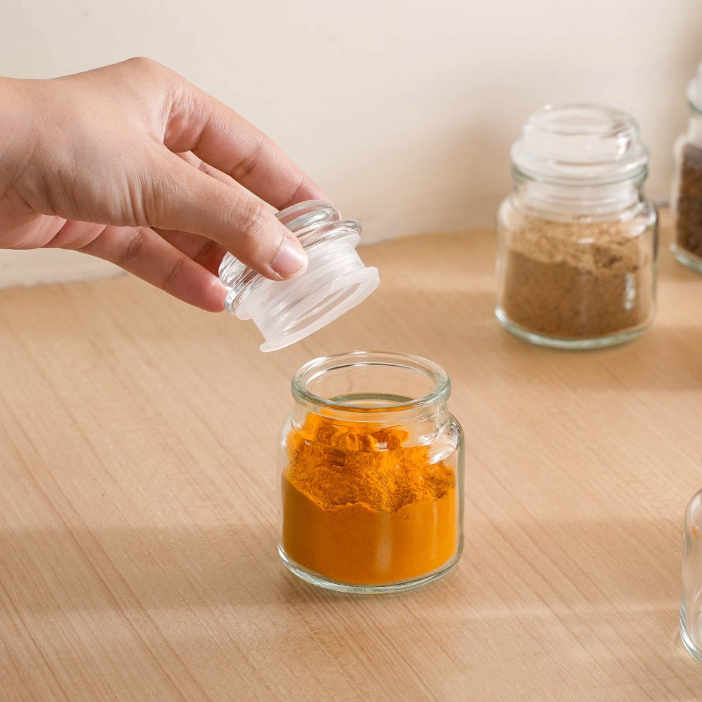 Airtight Mini Spice Jars Set Of 12 100ml Nestasia