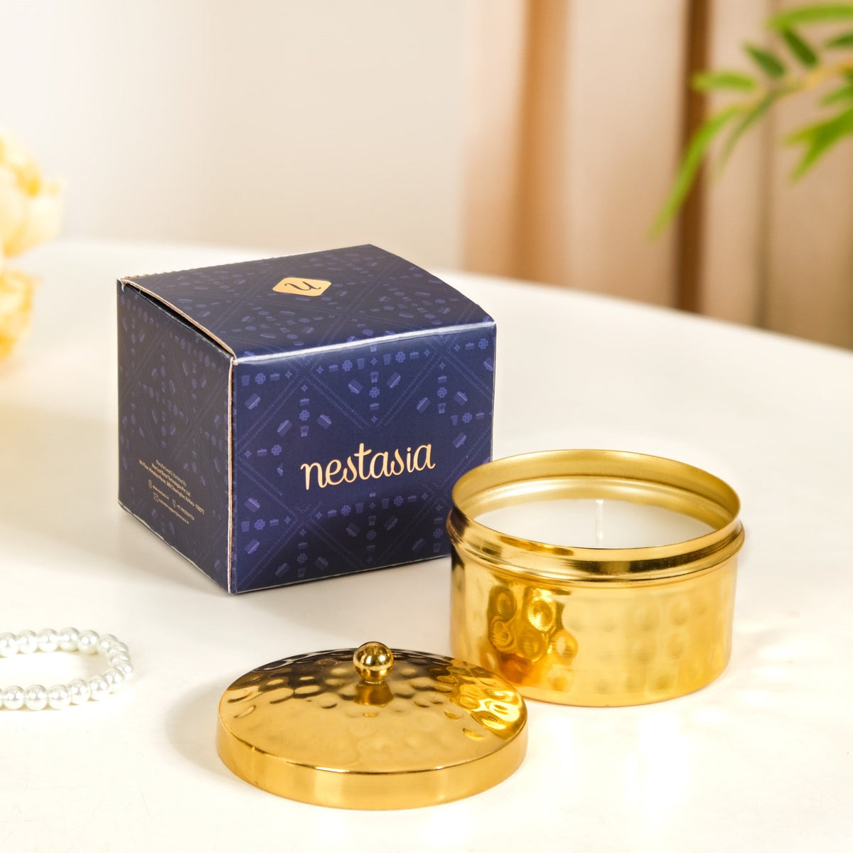 Jasmine Luxe Candle Jar Nestasia