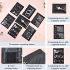 Jewellery Organiser And Storage Bag Brown Nestasia