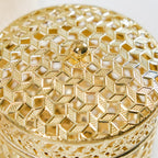 Set Of 2 Ornate Dry Fruit Box Gold Nestasia