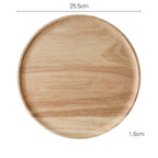 Rubber Wood Cake Stand With Dome 10 inch Nestasia