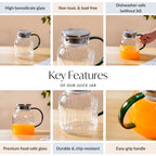 Juice Jar With Strainer Lid 1000ml Nestasia