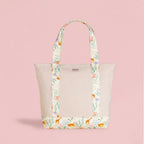 Jungle Adventure Large Canvas Zipper Tote Bag Nestasia