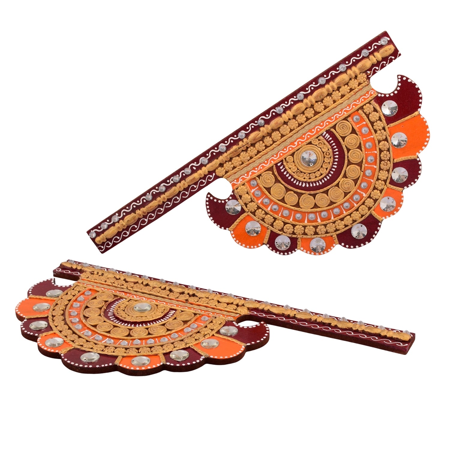 Wooden Decorative Pankhi Wall Hanging Kafalo