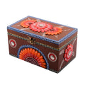 Floral Multiutility Papier-Mache Wooden Jewellery Box Kafalo