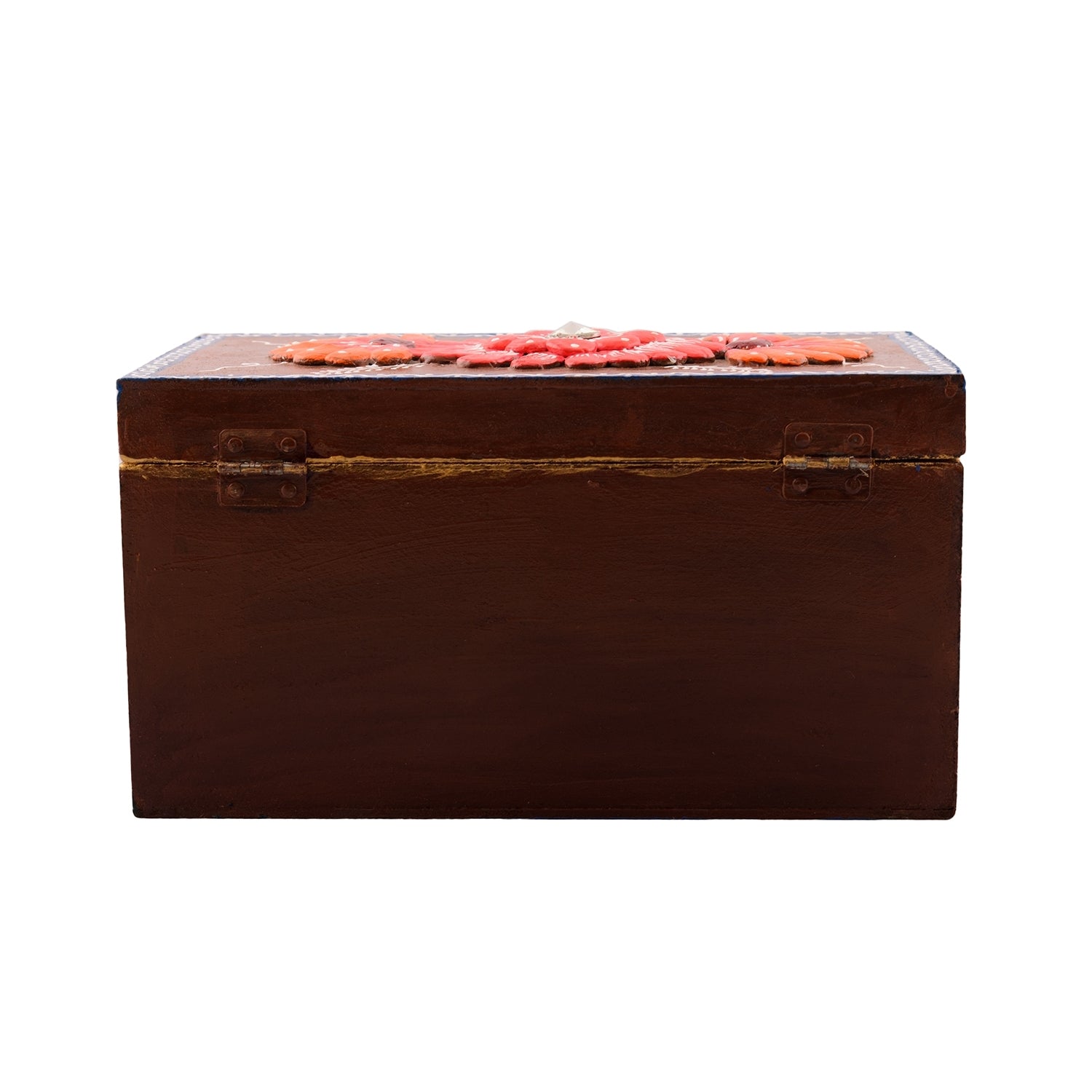Floral Multiutility Papier-Mache Wooden Jewellery Box Kafalo