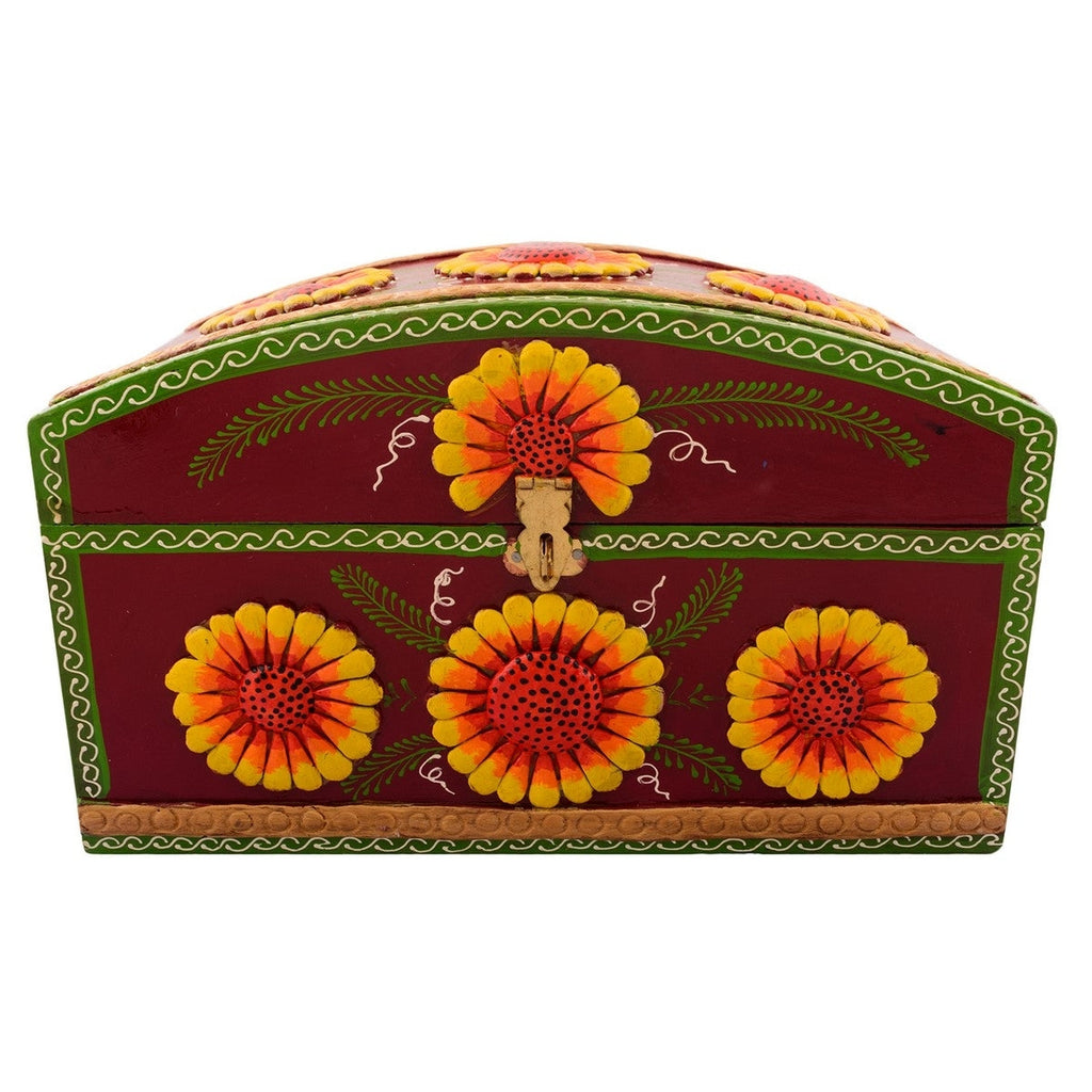 Decorative Multiutility Papier-Mache Wooden Jewellery Box Kafalo