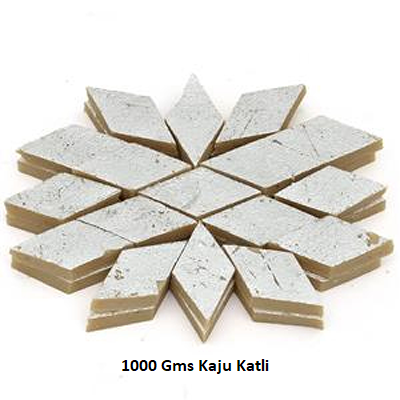 Rudrakash Kada with Kaju Katli (1 KG) and Roli Tikka Matki, Best Wishes Greeting Card Kafalo
