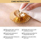 Petal Cutout Pure Brass Diya Set Of 2 In Gift Box Nestasia