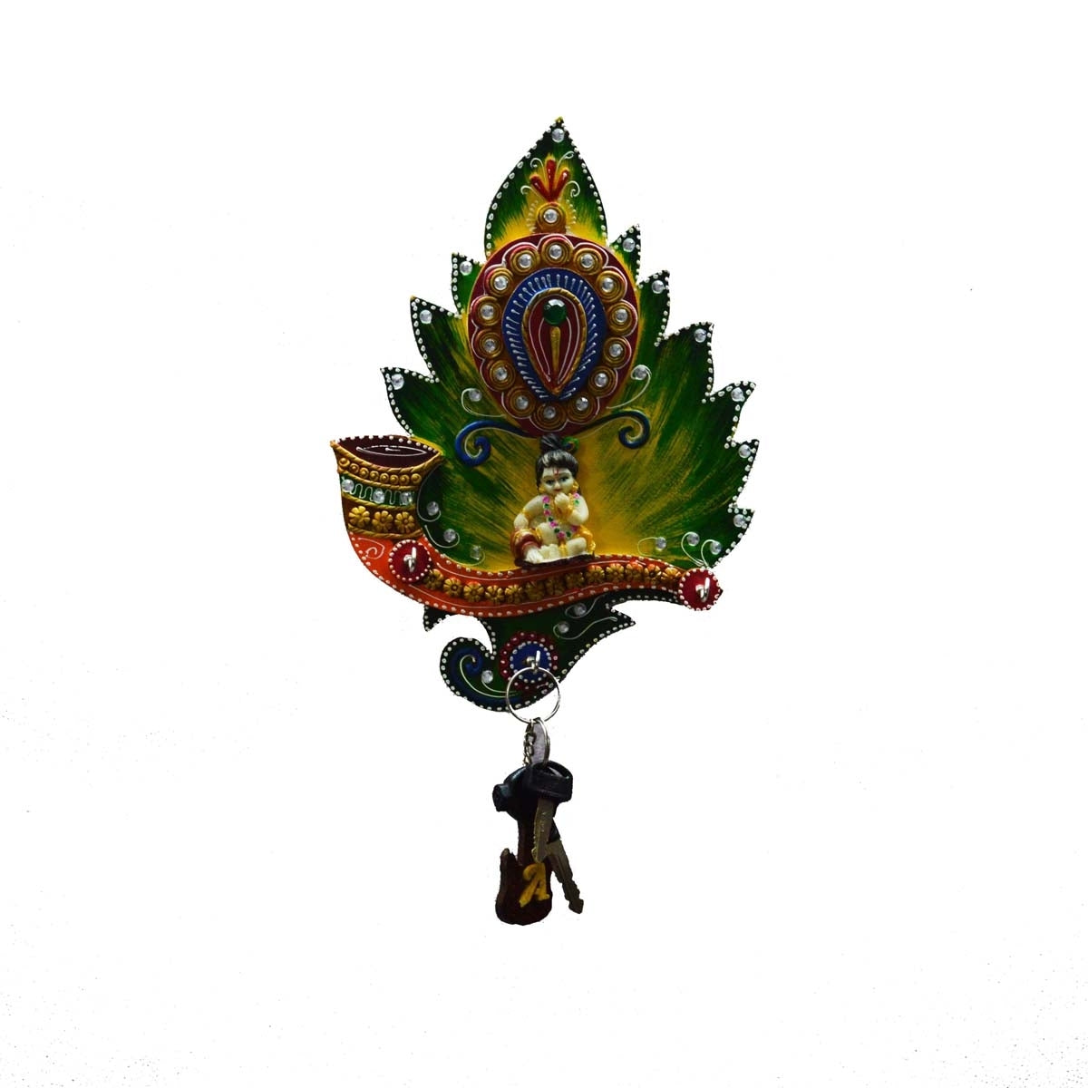 Laddu Gopal Key Holder Kafalo