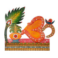 Papier-Mache Om and Krishna Design Key Holder Kafalo