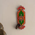 Floral Papier-Mache Wooden Keyholder Kafalo