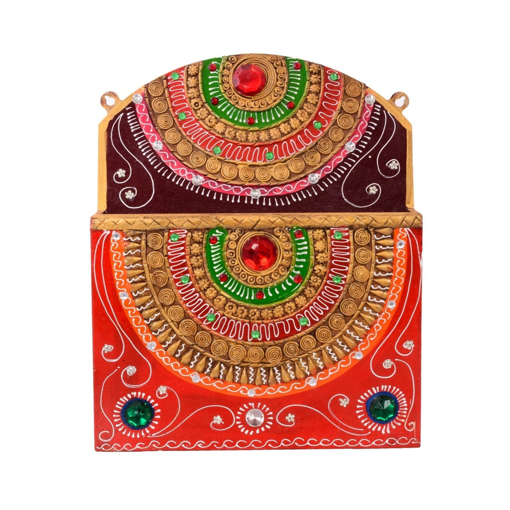 Decorative Papier-Mache Wall Mounted Magzine Holder Kafalo