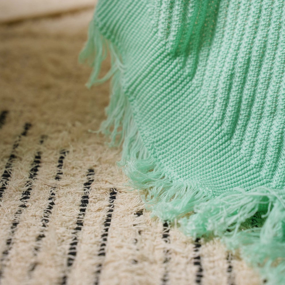 Frilled Mint Throw Nestasia