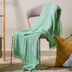 Frilled Mint Throw Nestasia