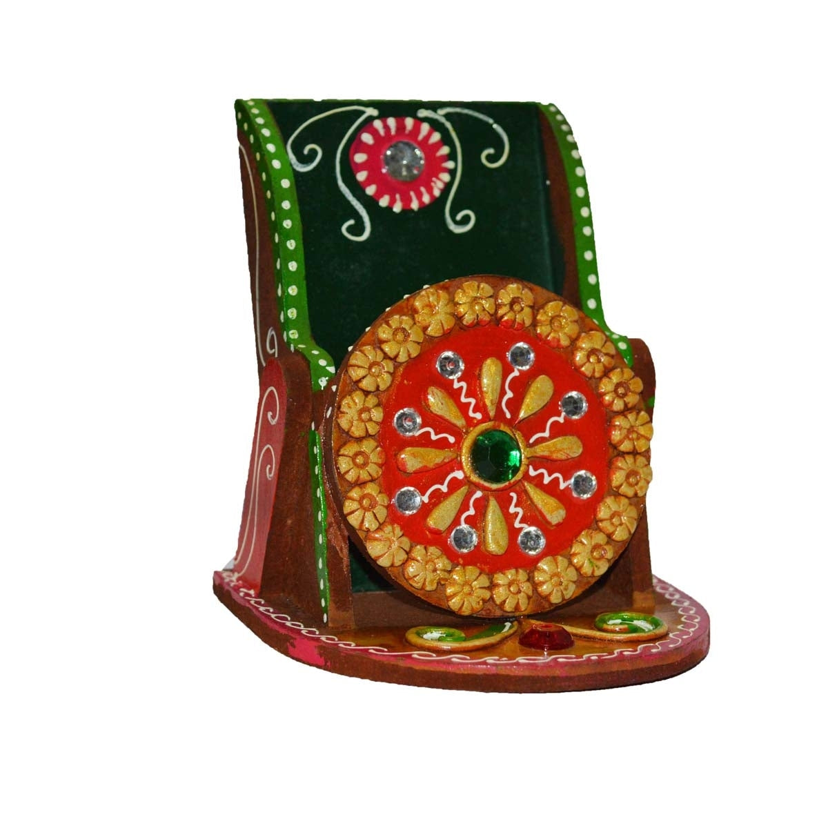 Papier-Mache Kundan Mobile Holder Kafalo