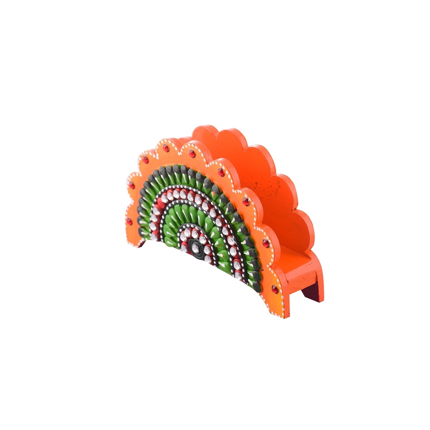 Papier-Mache Wooden Decorative Napkin Holder Kafalo