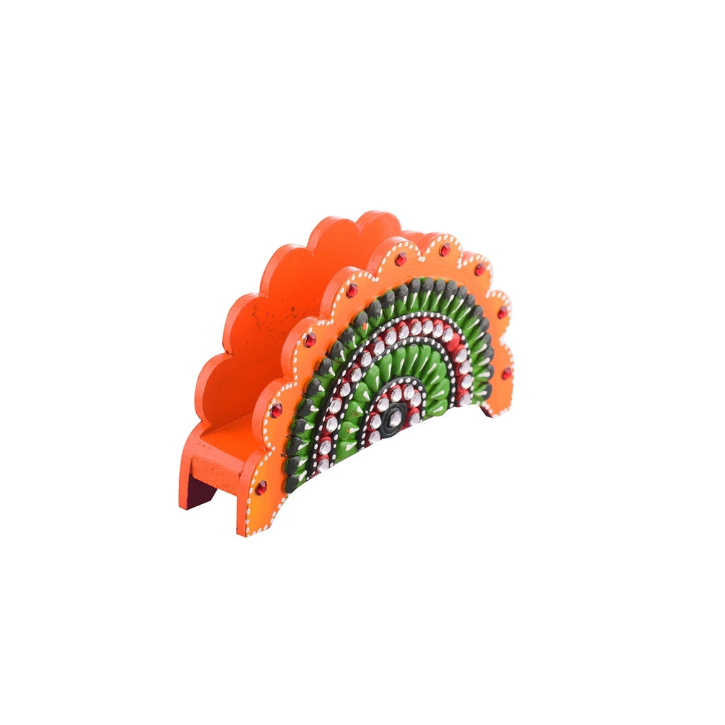 Papier-Mache Wooden Decorative Napkin Holder Kafalo
