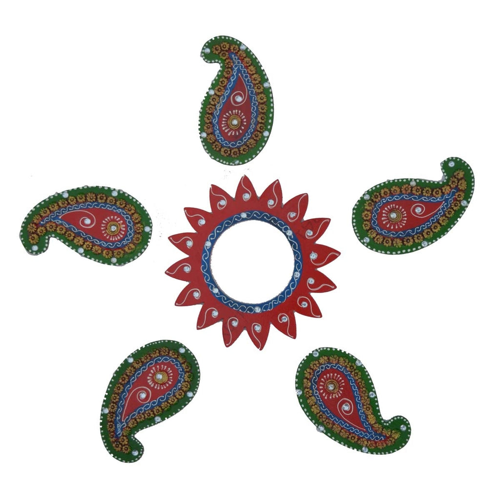 Decorative Floor Rangoli - Keri Design Kafalo