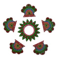 Decorative Floor Rangoli - Pankhi Design Kafalo