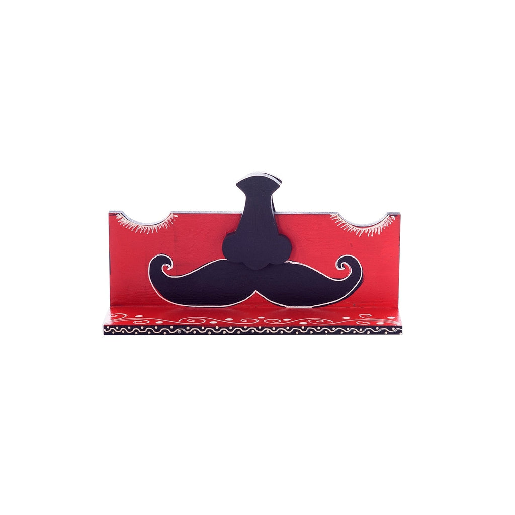 Handcrafted Decorative Moustache Sunglasses Holder Kafalo