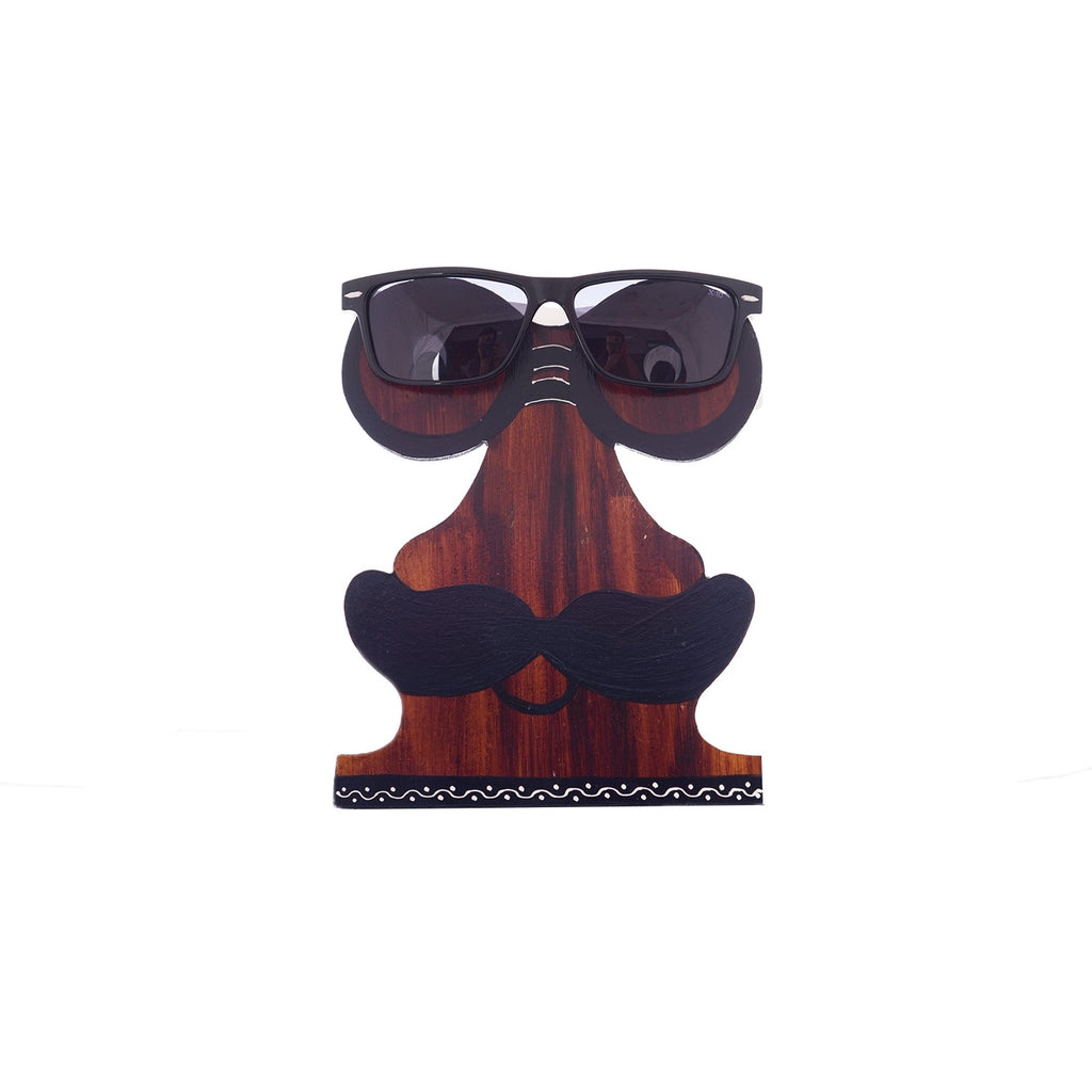 Handcrafted Decorative Moustache Sunglasses Holder Kafalo