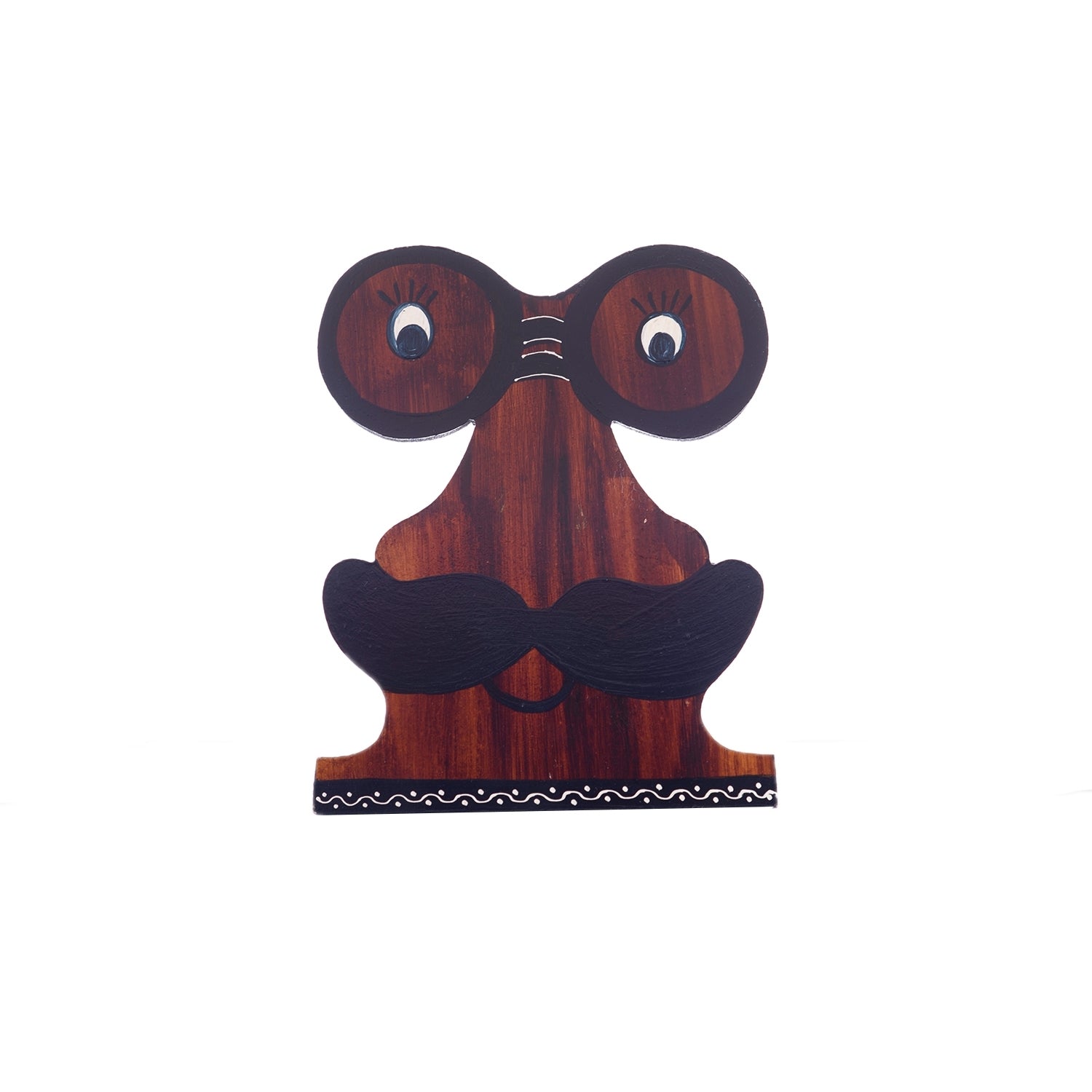 Handcrafted Decorative Moustache Sunglasses Holder Kafalo