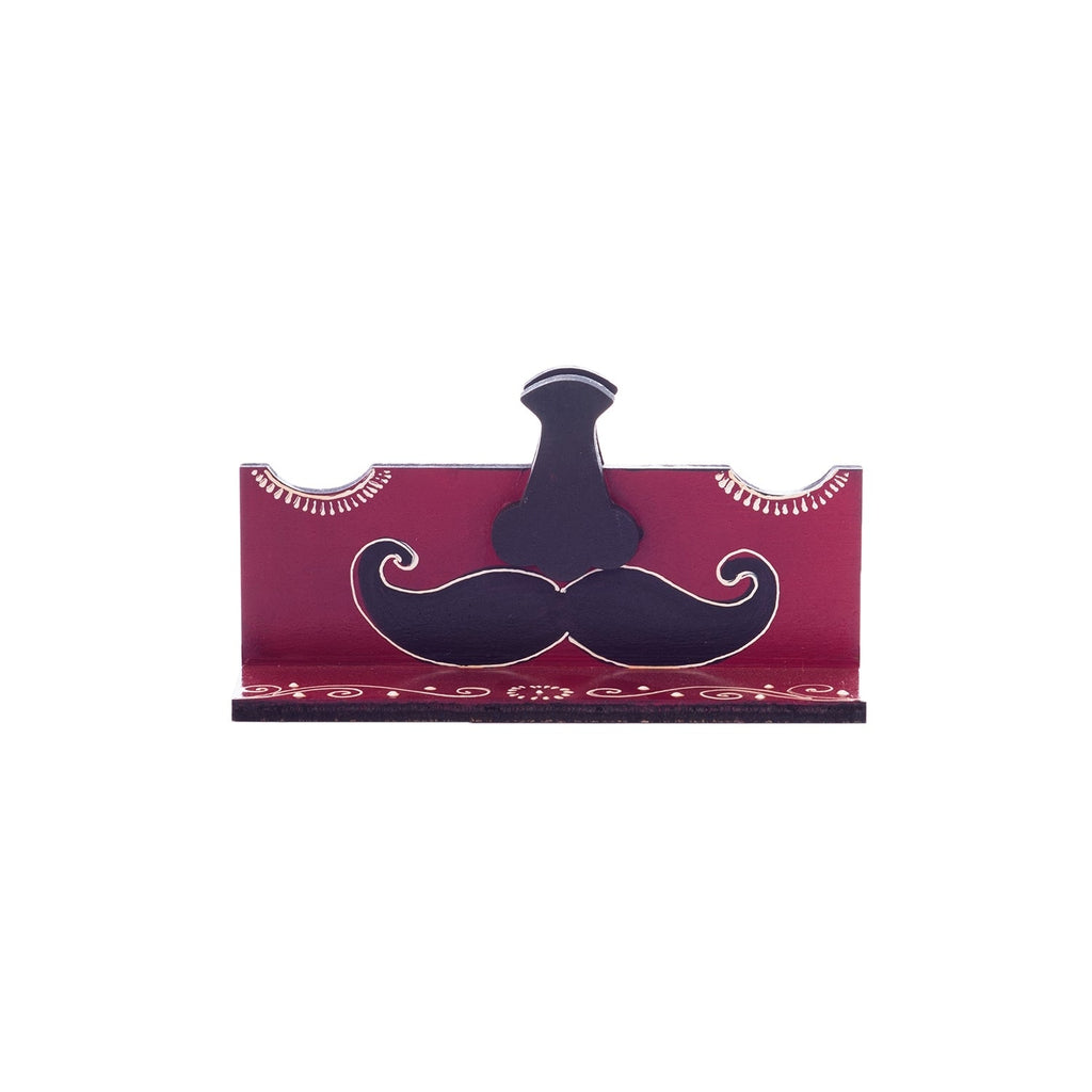 Handcrafted Decorative Moustache Sunglasses Holder Kafalo