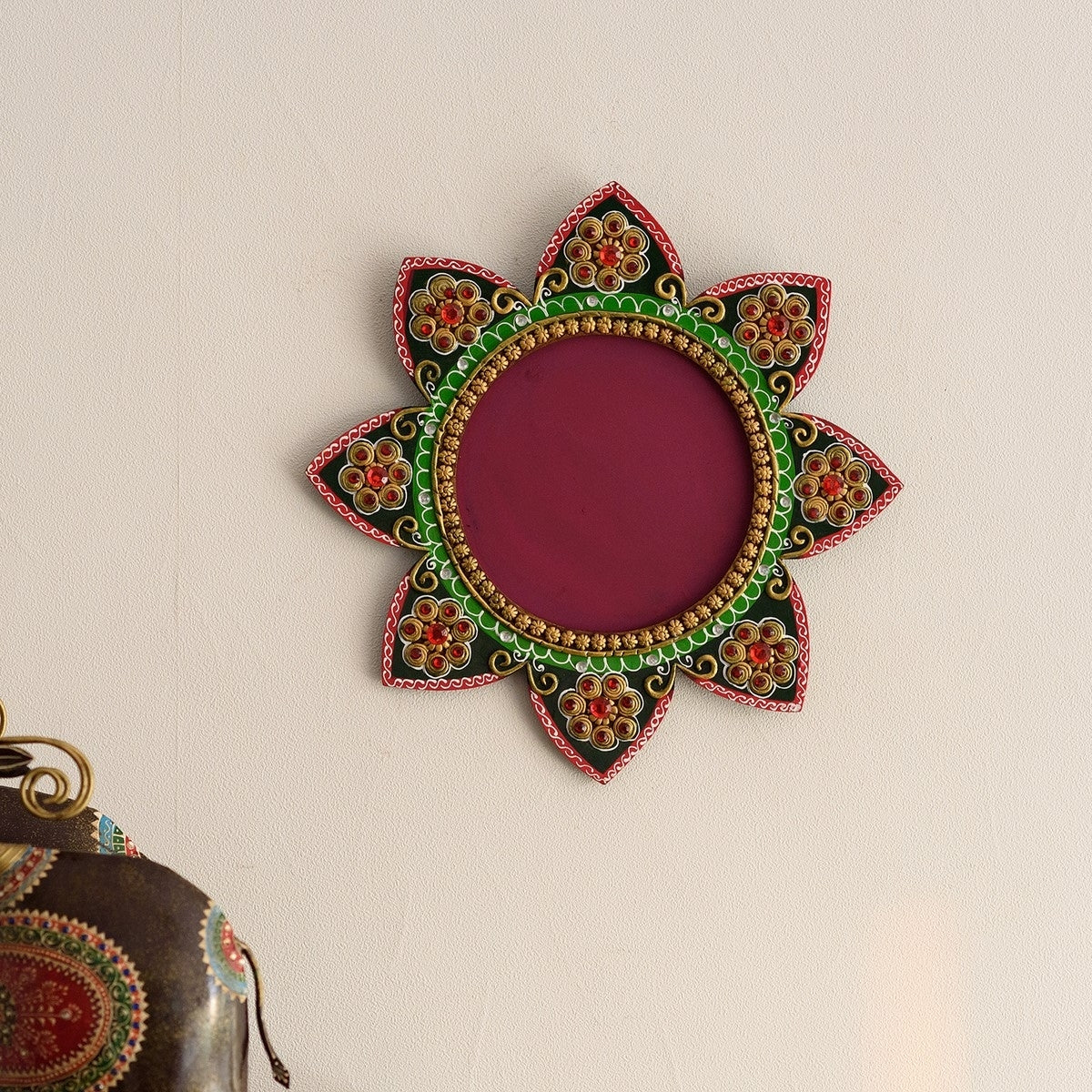 Decorative Papier-Mache Wooden Photo Frame Kafalo