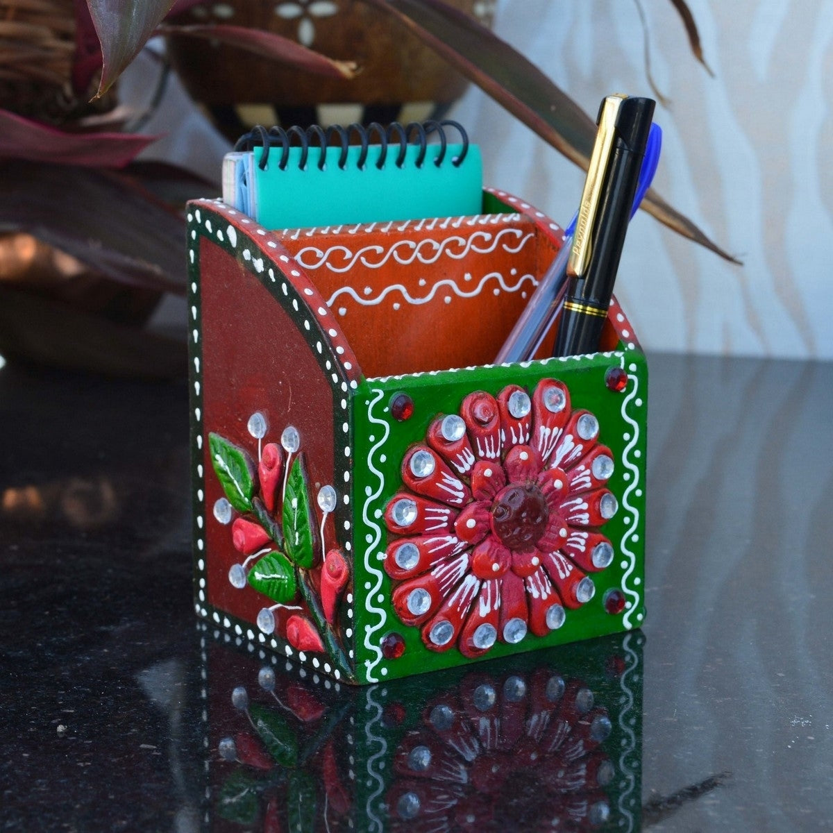 Papier-Mache Pen Stand Kafalo