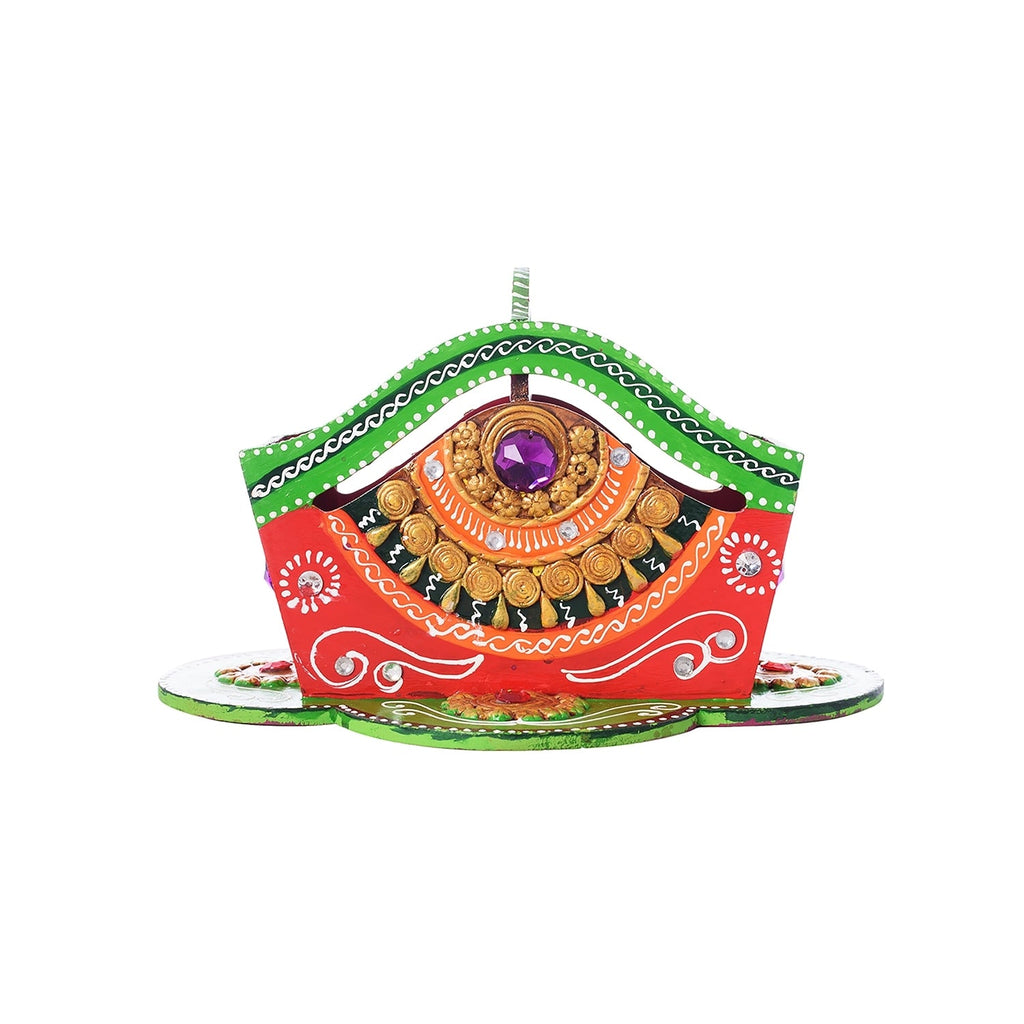 Decorative Papier-Mache Wooden Pen Stand Kafalo
