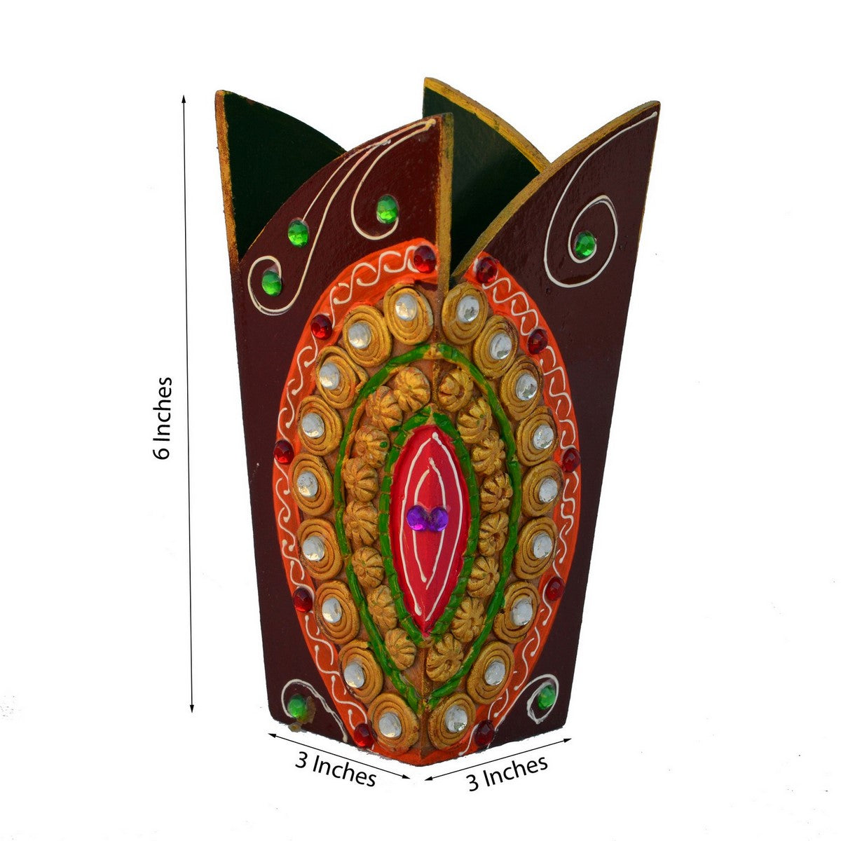 Papier-Mache Flower Vase Kafalo