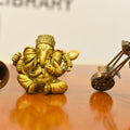Polyresin Lord Sitting Ganesha Idol (3 Inch) Vedansh Craft