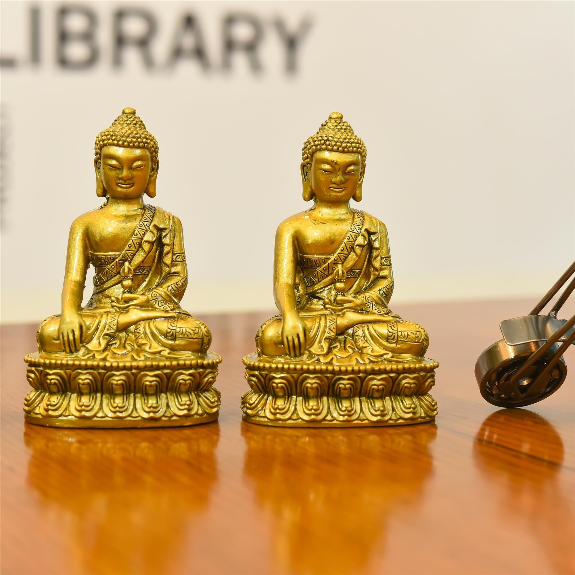 Polyresin Sitting Buddha Meditation Idol (4.5 Inch) Vedansh Craft