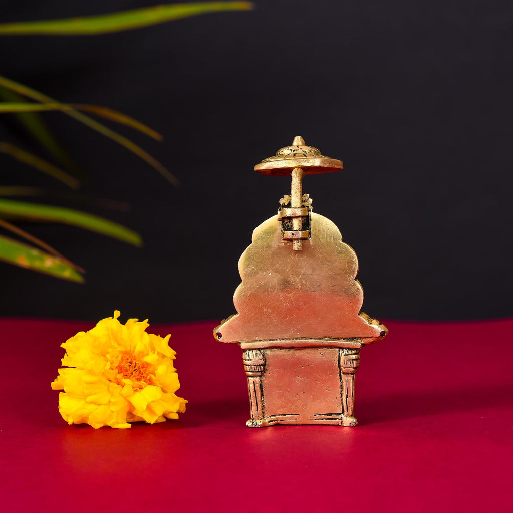 Brass Chatra Sai Baba Statue (4.5 Inch) Vedansh Craft