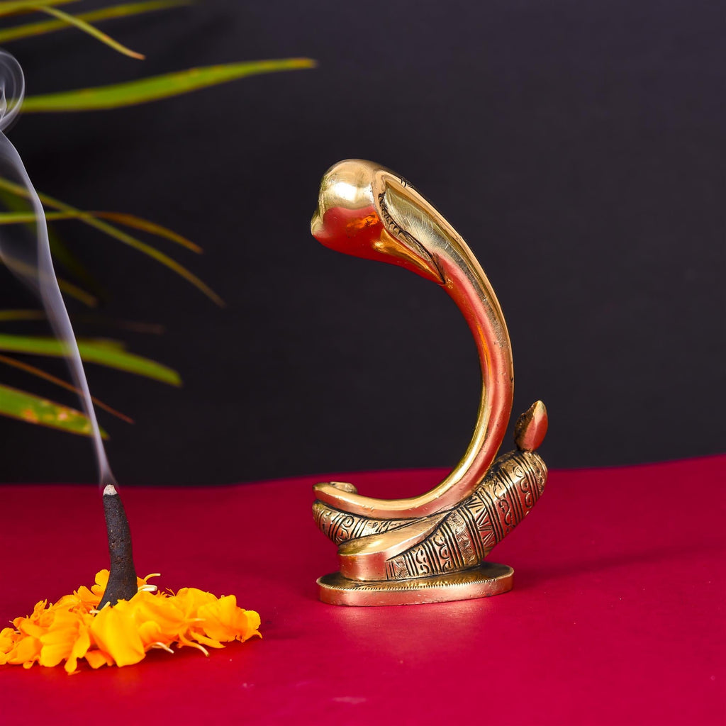 Brass Table Top Ganesha Idol (5.5 Inch) Vedansh Craft