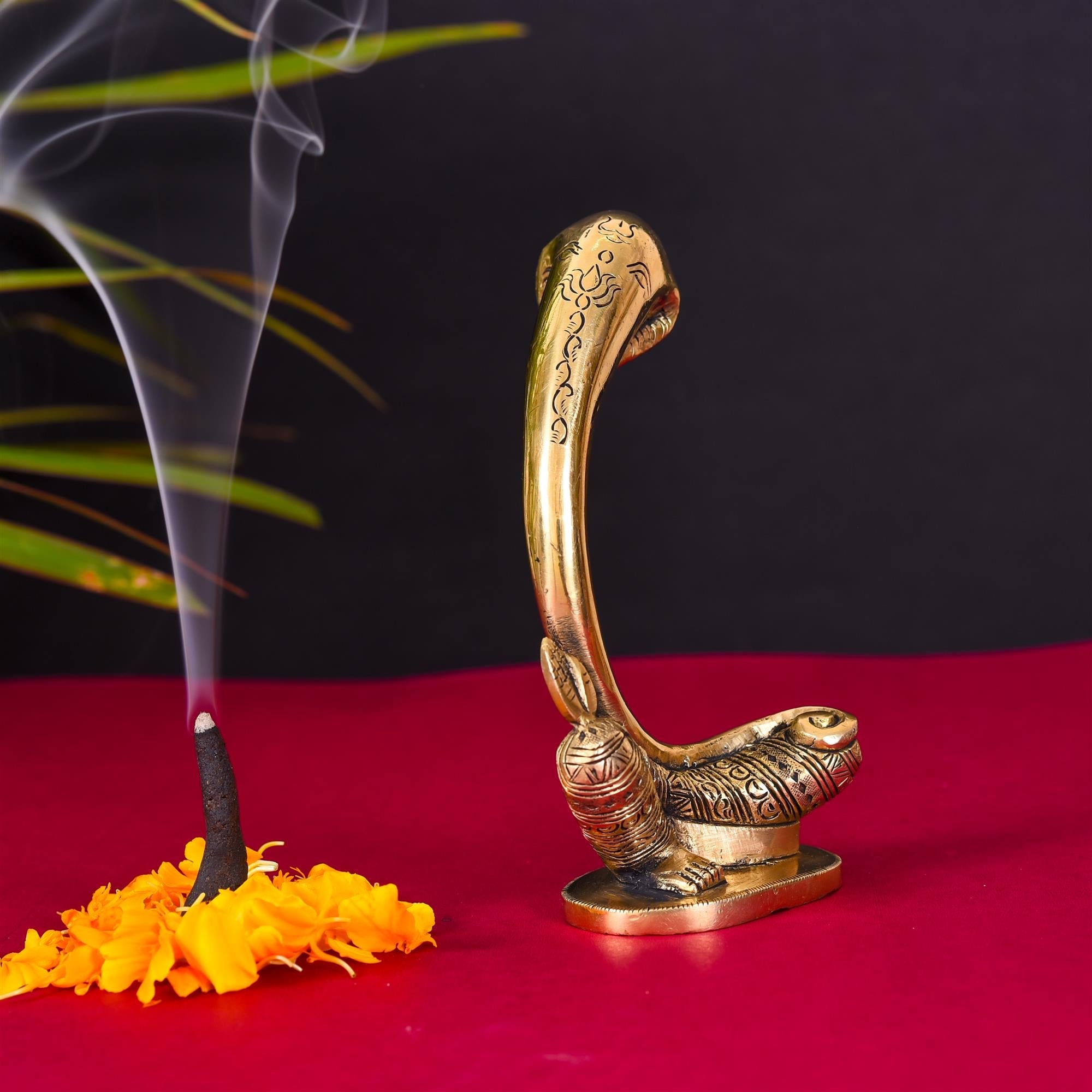Brass Table Top Ganesha Idol (5.5 Inch) Vedansh Craft