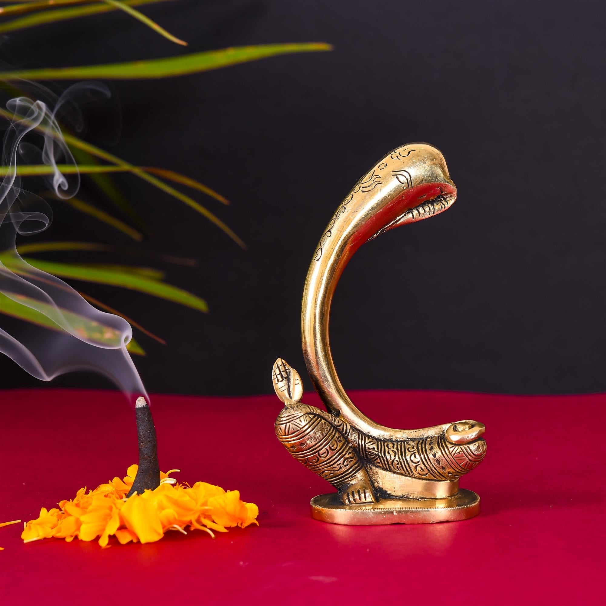 Brass Table Top Ganesha Idol (5.5 Inch) Vedansh Craft