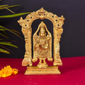 Brass Frame Tirupati Balaji Venkateshwar Superfine idol (8 Inch) Vedansh Craft
