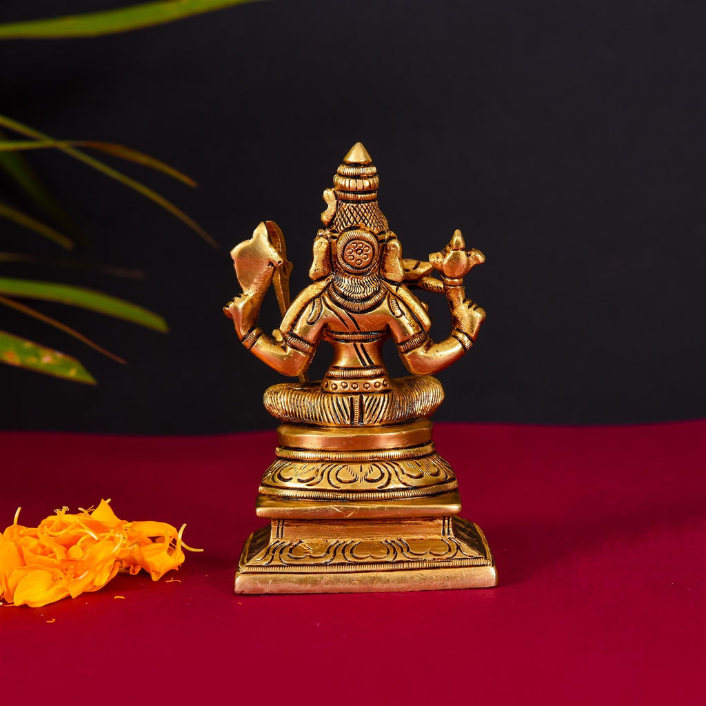 Brass Rajarajeshwari Devi Superfine Idol (4.5 Inch) Vedansh Craft