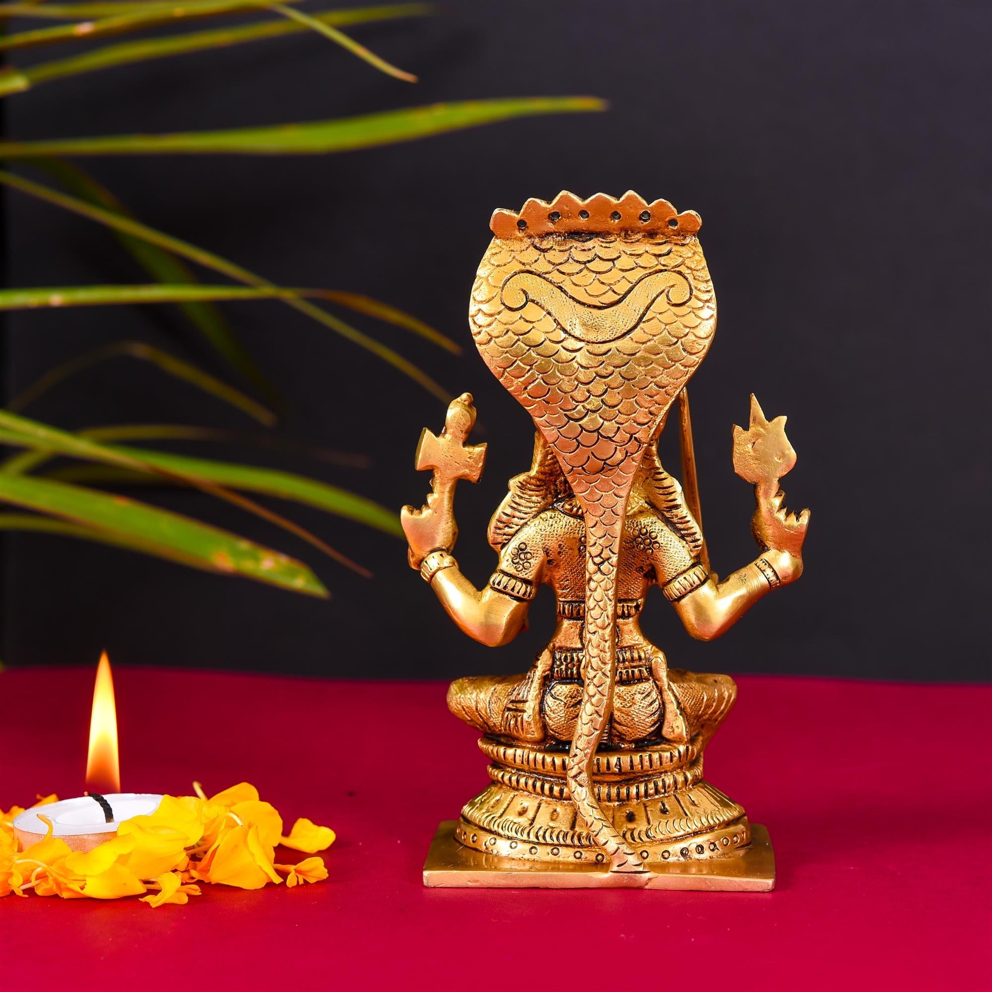 Brass Sitting Karumari Amman Superfine Idol (6 Inch) Vedansh Craft