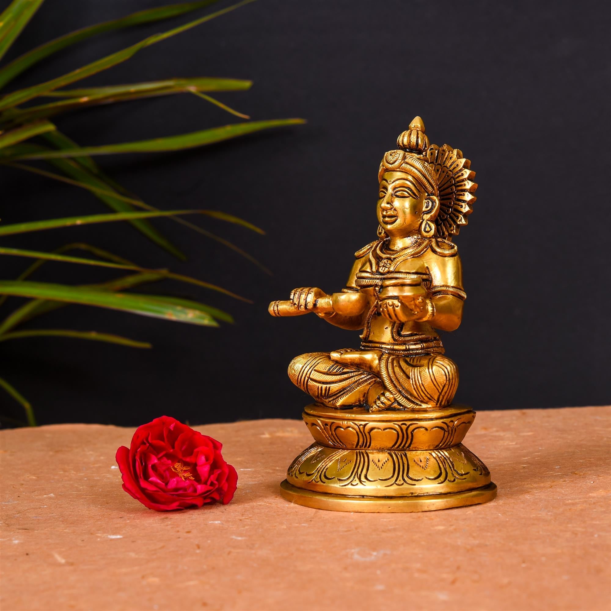 Brass Superfine Annapurna Devi Statue (6.5 Inch) Vedansh Craft