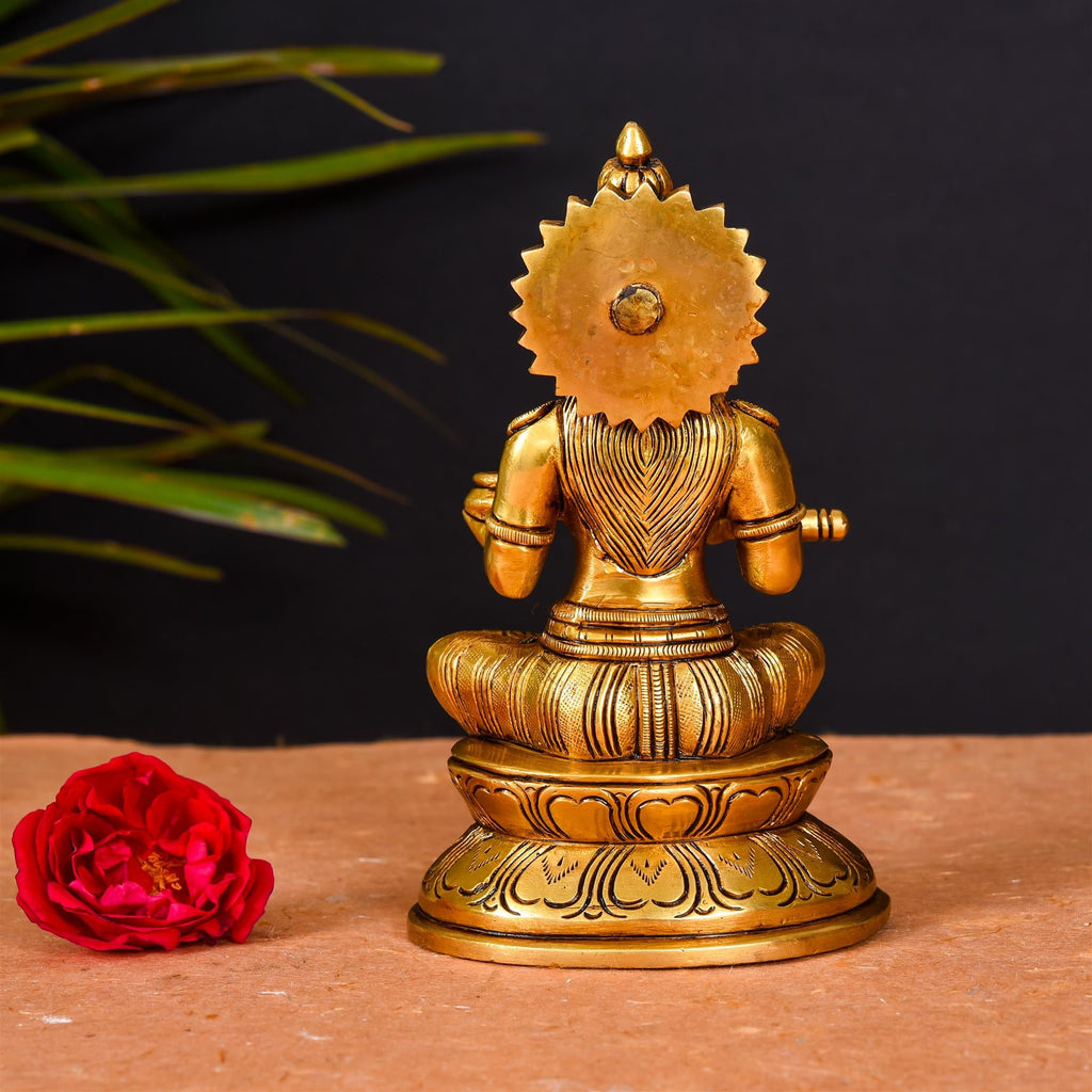 Brass Superfine Annapurna Devi Statue (6.5 Inch) Vedansh Craft