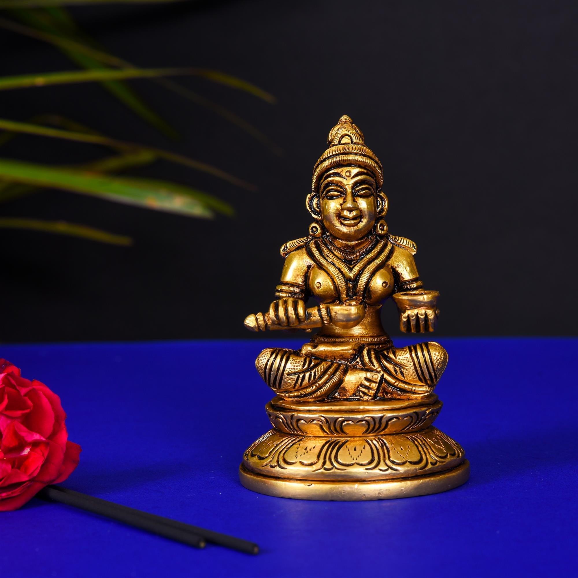Brass Superfine Annapurna Devi Statue (4 Inch) Vedansh Craft