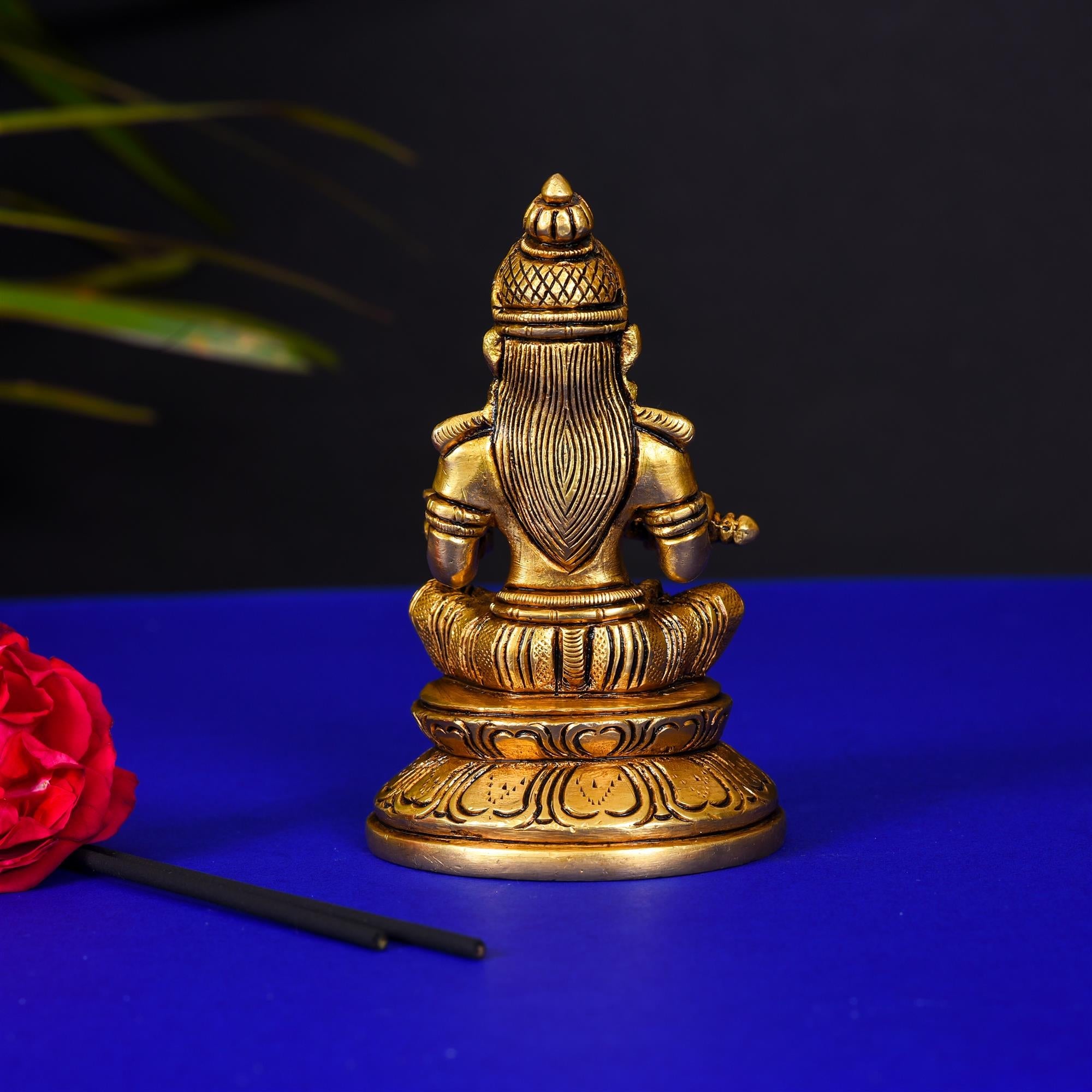 Brass Superfine Annapurna Devi Statue (4 Inch) Vedansh Craft